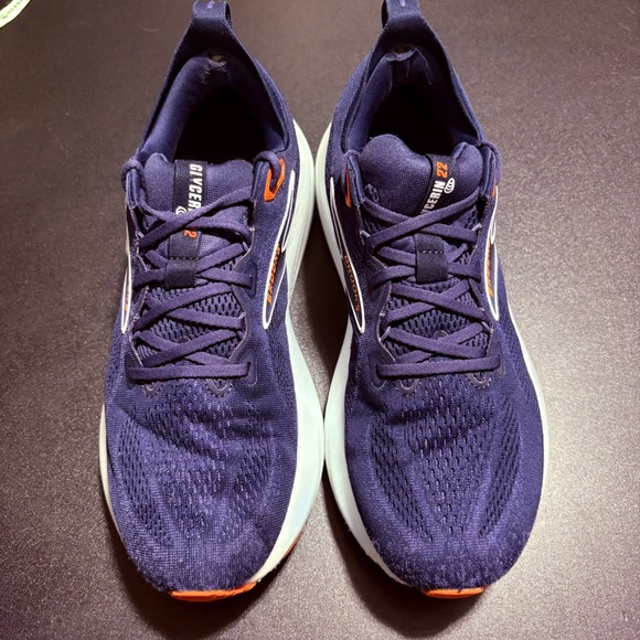 Brooks Other - Brooks Glycerin 22 Blue Orange runing sneakers tennis shoes size 11.5 D medium